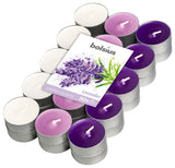 Lavanta Kokulu, Karışık Renkli 4 Saat Yanma Süreli Tealight Mum (30'lu Paket) - Herseyben.deAmbiansbolsius