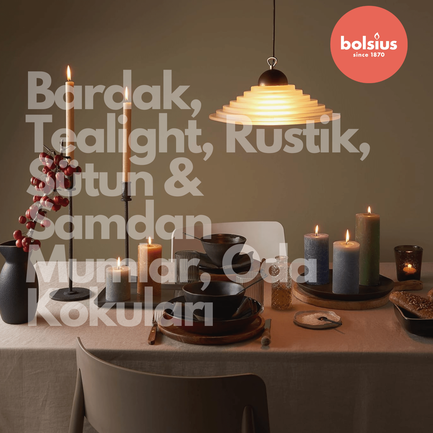 Orkide Kokulu, Karışık Renkli 3,5 Saat Yanma Süreli Tealight Mum (18'li Paket) - Herseyben.de