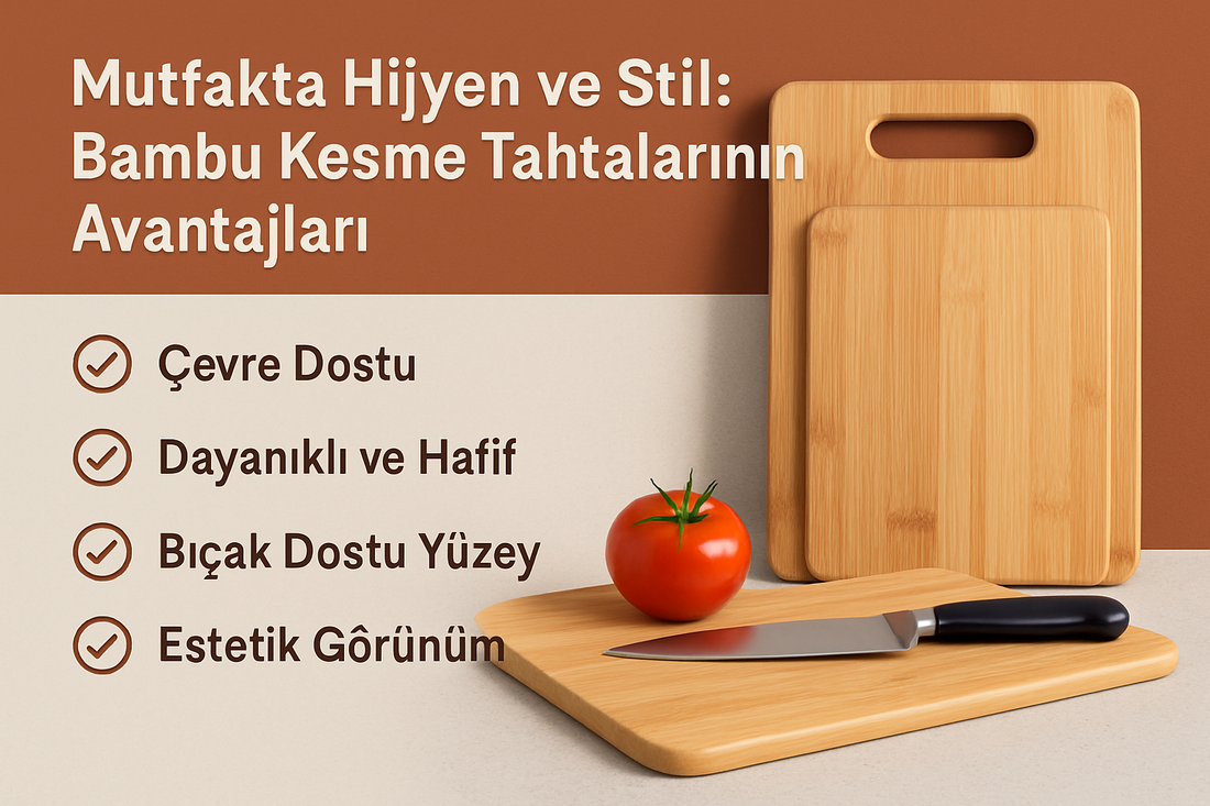 Mutfakta Hijyen ve Stil: Bambu Kesme Tahtalarının Avantajları