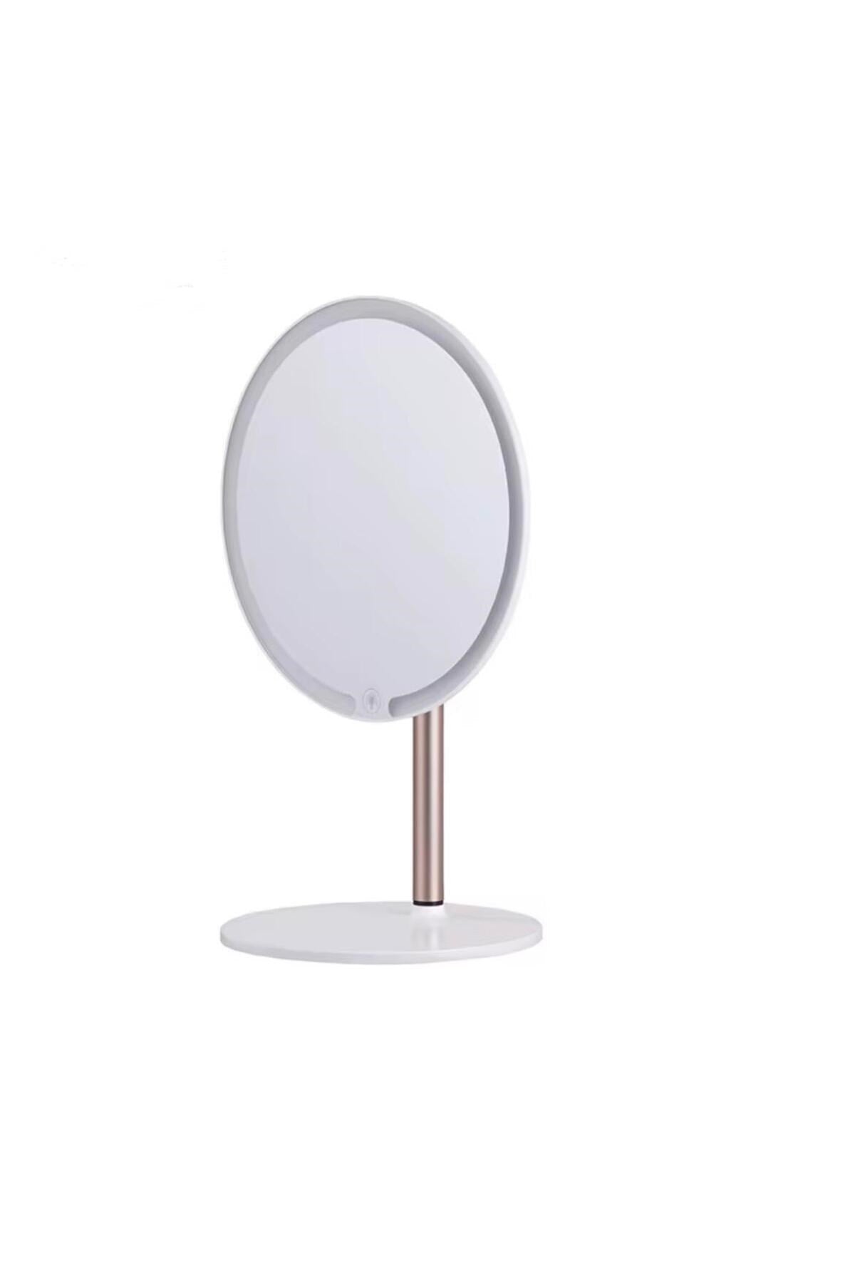Dokunmatik led ışıklı yuvarlak 180° ayarlanabilir 3 farklı renk