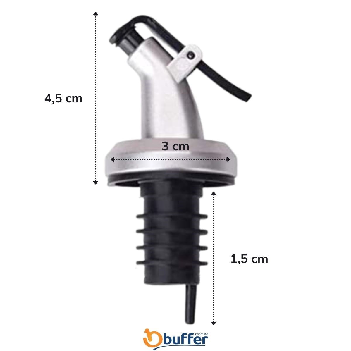 BUFFER 2 Adet Şişe Ucu Damlatmaz Servis Aparatı Damlalık Yağdanlık Tıpa
