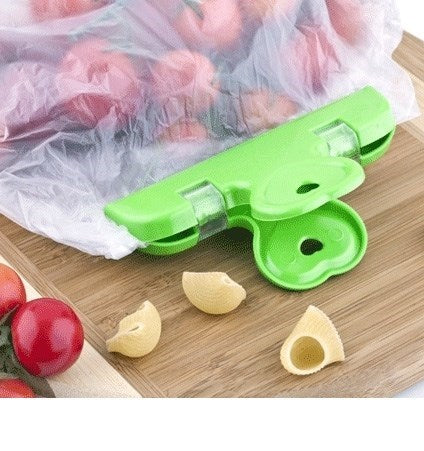 BUFFER 2li Pratik Torba Paket Ve Poşet Kapatıcı Kilitli Klips Mandal