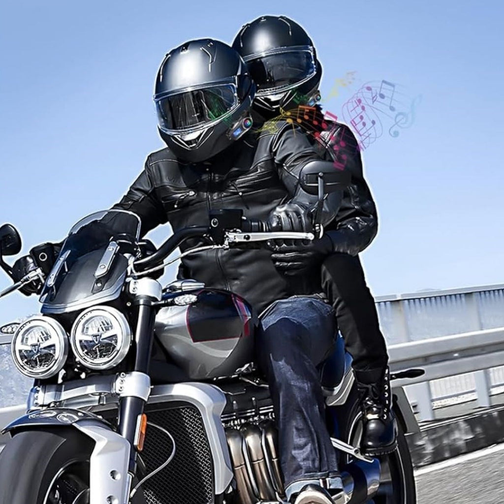BUFFER Y20 Motorsikletler İçin Kablosuz Bluetooth Kulaklıklı – Suya Dayanıklı, Uzun Ömürlü Batarya, Gürültü Engelleme Özellikli Kask Kulaklığı