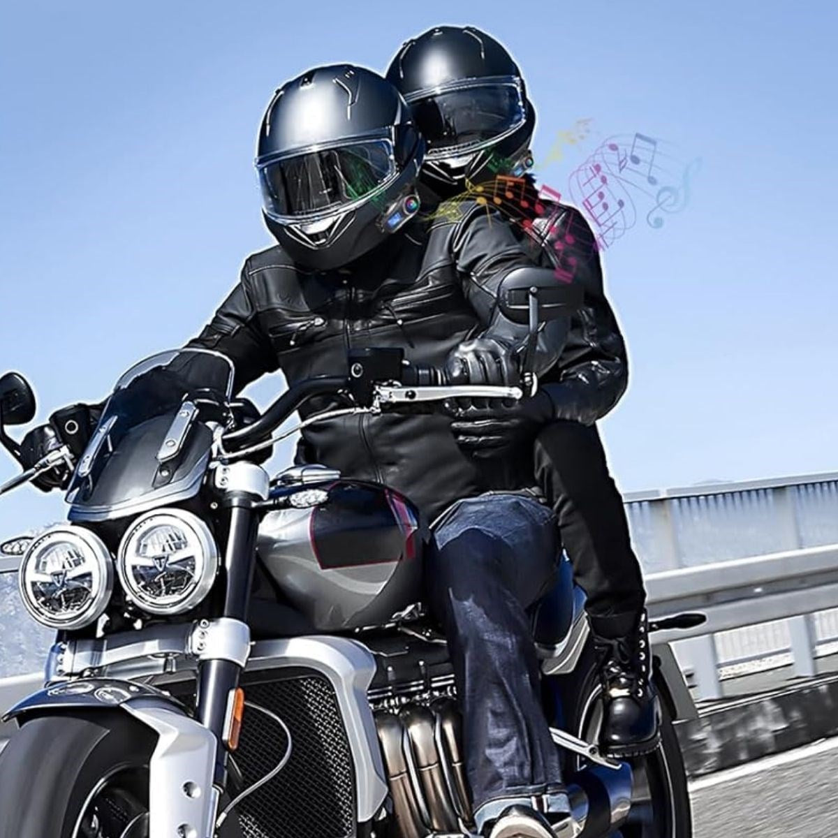 BUFFER Y20 Motorsikletler İçin Kablosuz Bluetooth Kulaklıklı – Suya Dayanıklı, Uzun Ömürlü Batarya, Gürültü Engelleme Özellikli Kask Kulaklığı
