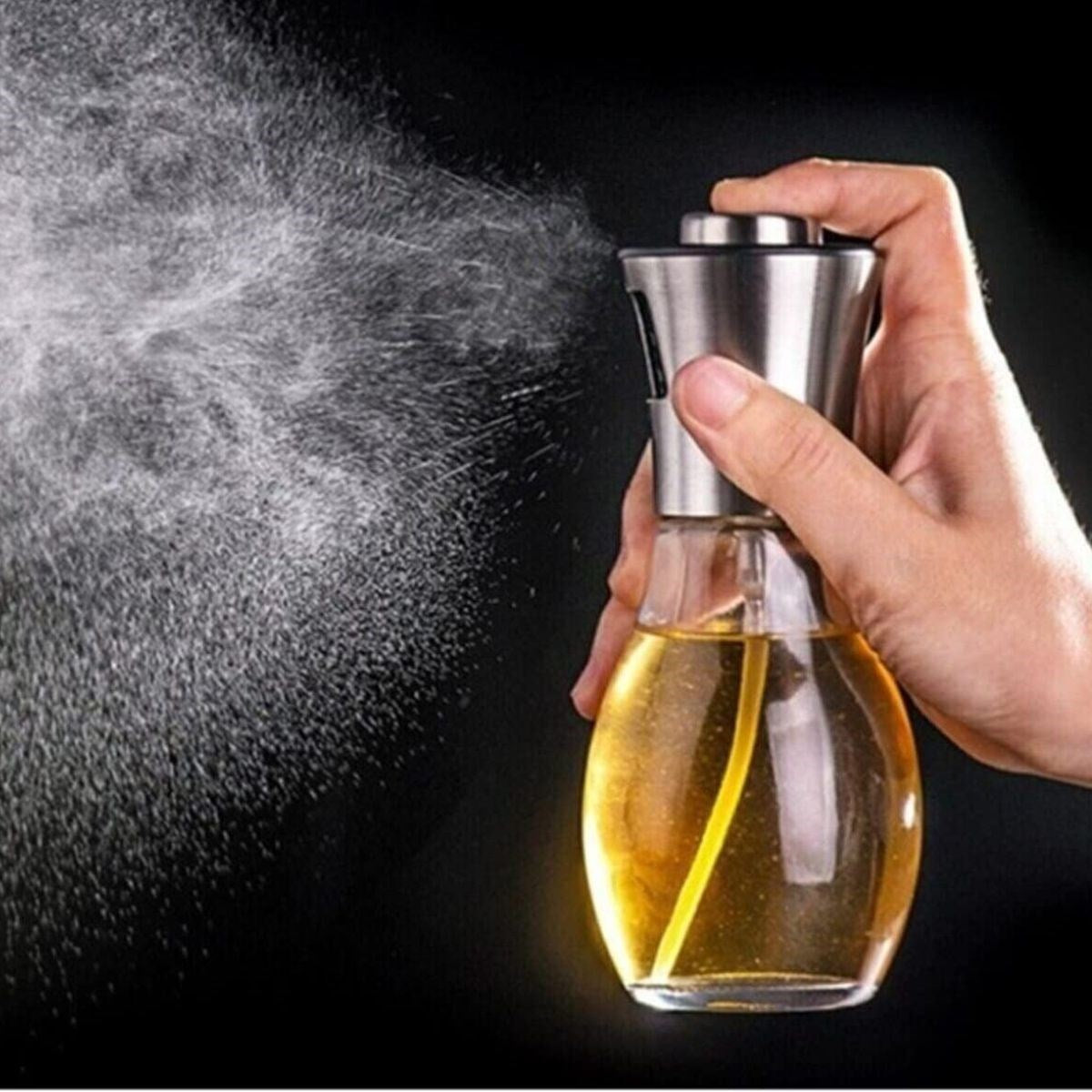 BUFFER Çok Amaçlı Spreyli Sızdırmaz Cam Şişe Yağdanlık Limon Sirke Sos Püskürtücü Dağıtıcı Sprey
