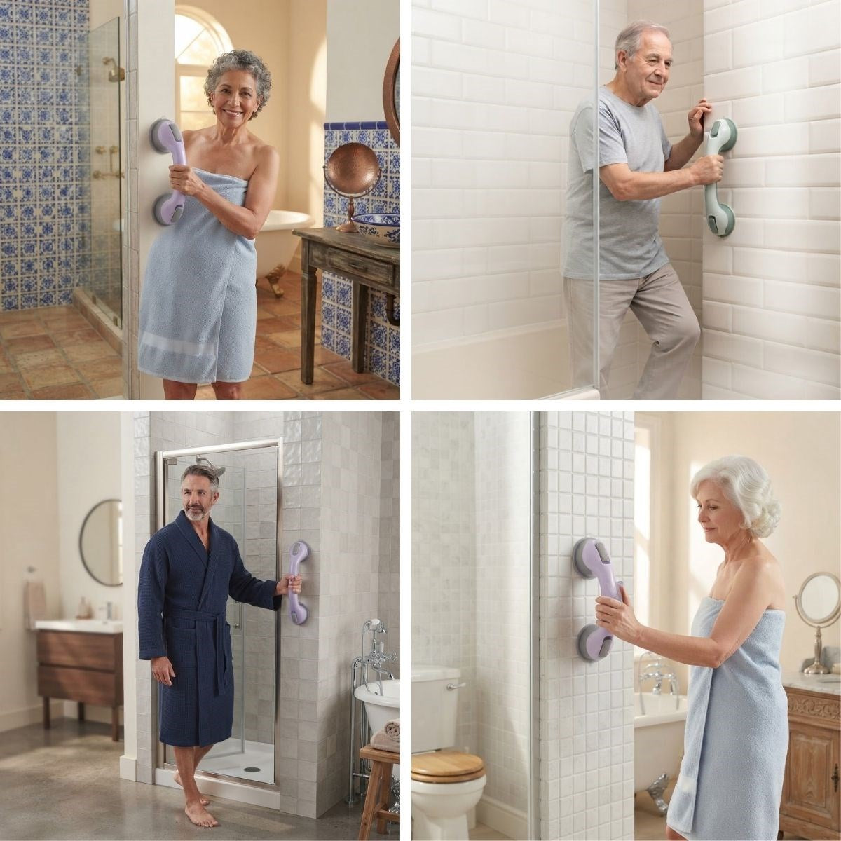 Düşme Ve Kayma Önleyici Banyo Tuvalet Vantuzlu Kilitli Tutacak