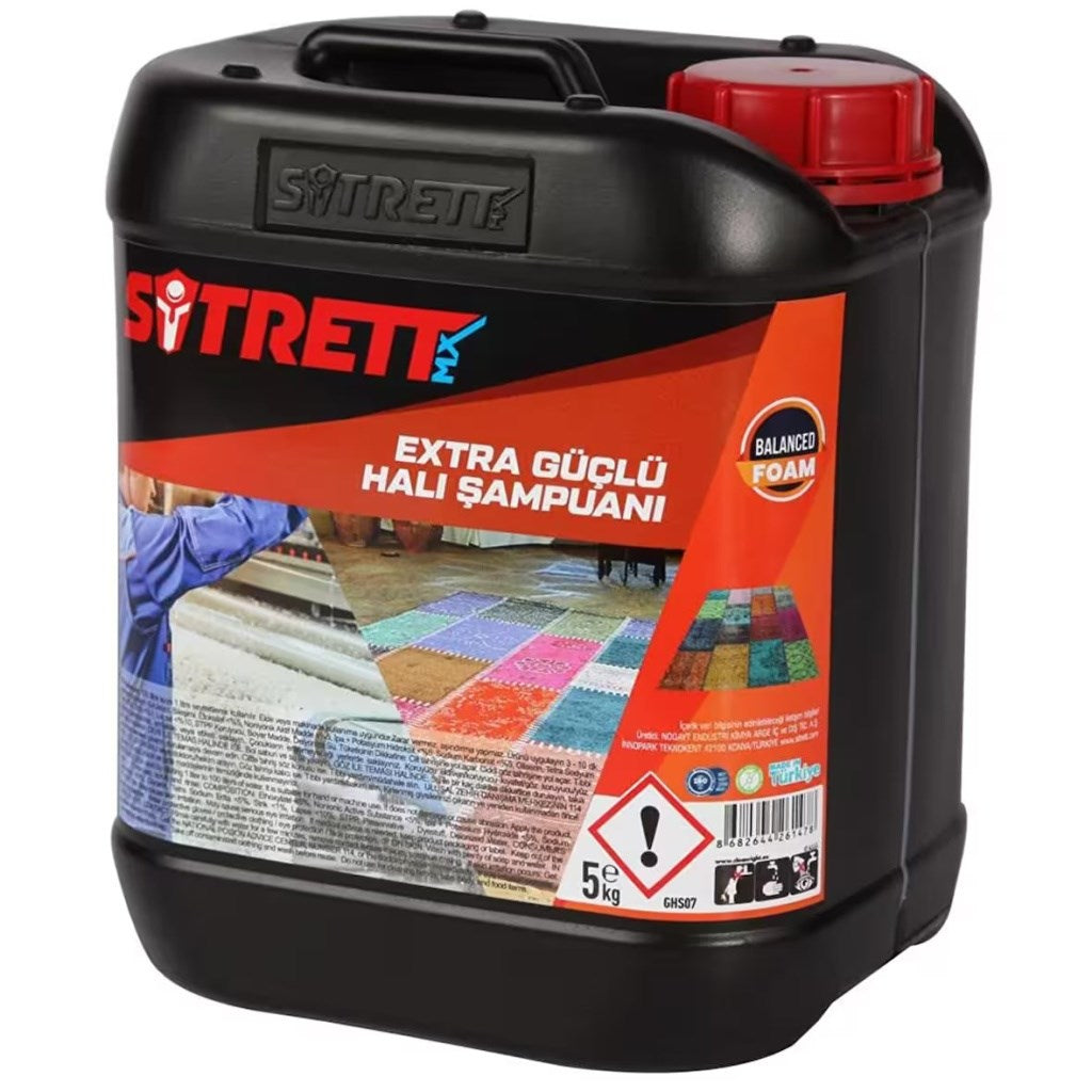 SİTRETT MX Halı Şampuanı Endüstriyel Plus + 5 Kg.