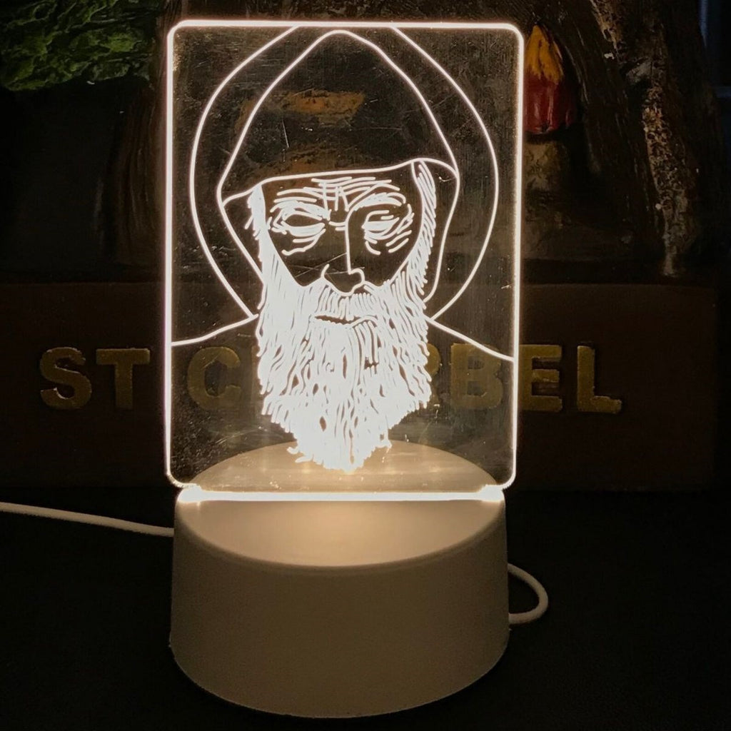 BUFFER USB Kablolu Işıklı Kendiliğinden Beyaz Kalemli-Silgili Kreatif 3D Görselleştirme LED Lambası