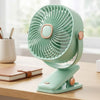 3 Kademeli Mandallı Masaüstü Fan – 360° Tam Tur Dönebilen Oynar Başlıklı Duvara Monte Edilebilen Mini Fan ZB113