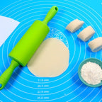 BUFFER 40*50 cm Silikon Ölçekli Kullanımı Kolay Hamur Açma Matı Ekmek Mantı Makarna Hamuru Yoğurma
