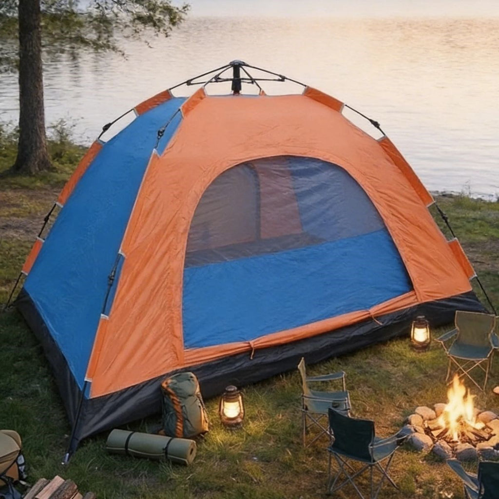 10 Kişilik Otomatik Kurulum Kamp Çadırı – Outdoor , Suya Dayanıklı Hızlı Kurulum Piknik ve Doğa İçin Geniş Aile Çadırı 300x300x170 cm
