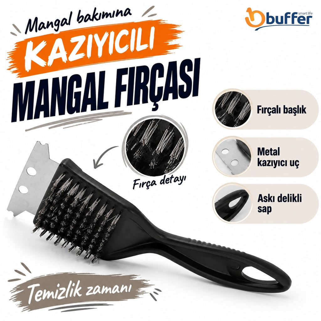 Mangal BBQ Temizlik Fırçası