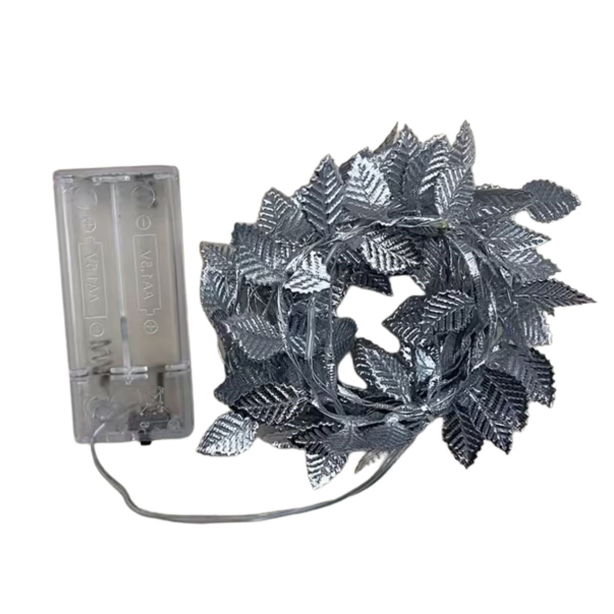 3 Metre Yaldızlı Gümüş LED Işık – Dekoratif Ortam ve Yılbaşı Aydınlatması