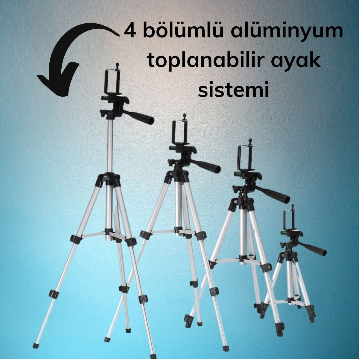 BUFFER Profesyonel Fotoğraf Makinası Tripodu