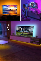 2 Metre Kumandalı USB LED Şerit Işık – Renk Ayarlı Dekoratif Ortam ve Ambiyans Aydınlatması