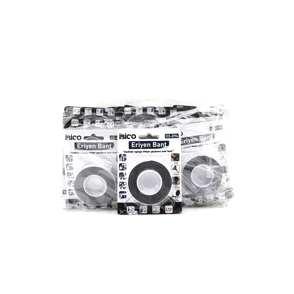 20 mm x 3 mt Eriyen Bant - Esnek - Çift Taraflı - Kendinden Kaynayan — görsel 3