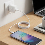 BUFFER 45W Süper Hızlı Şarj Adaptörü USB-C PD 3.0 PPS Fast Charger + 5A Type-C to Type-C Kablo