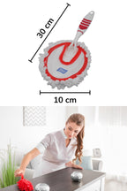 Mikrofiber Duster Toz Leke Kir Alıcı Temizleyici Tutacaklı Temizlik Bezi Aparatı Malzemesi
