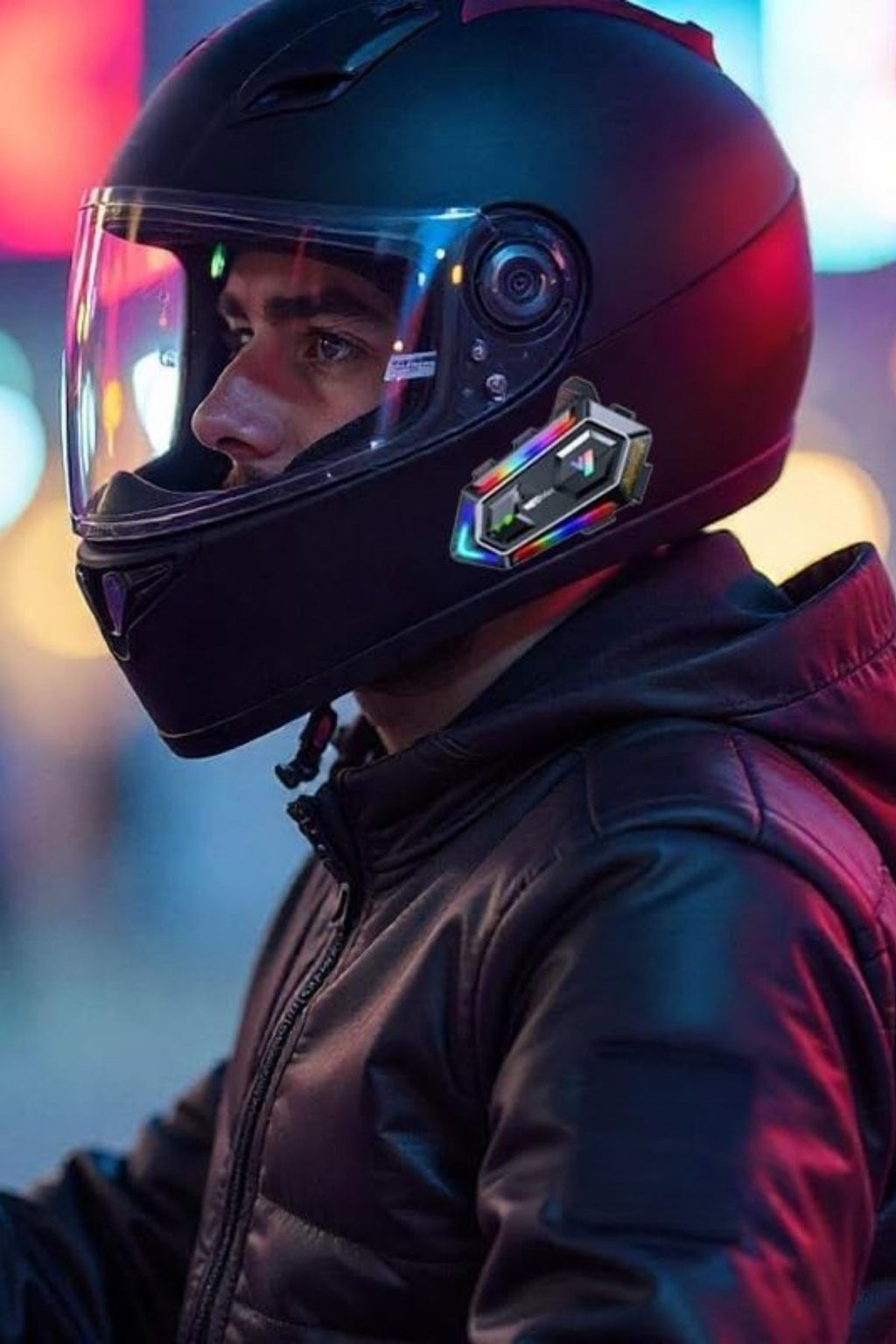 BUFFER Y20 Motorsikletler İçin Kablosuz Bluetooth Kulaklıklı – Suya Dayanıklı, Uzun Ömürlü Batarya, Gürültü Engelleme Özellikli Kask Kulaklığı