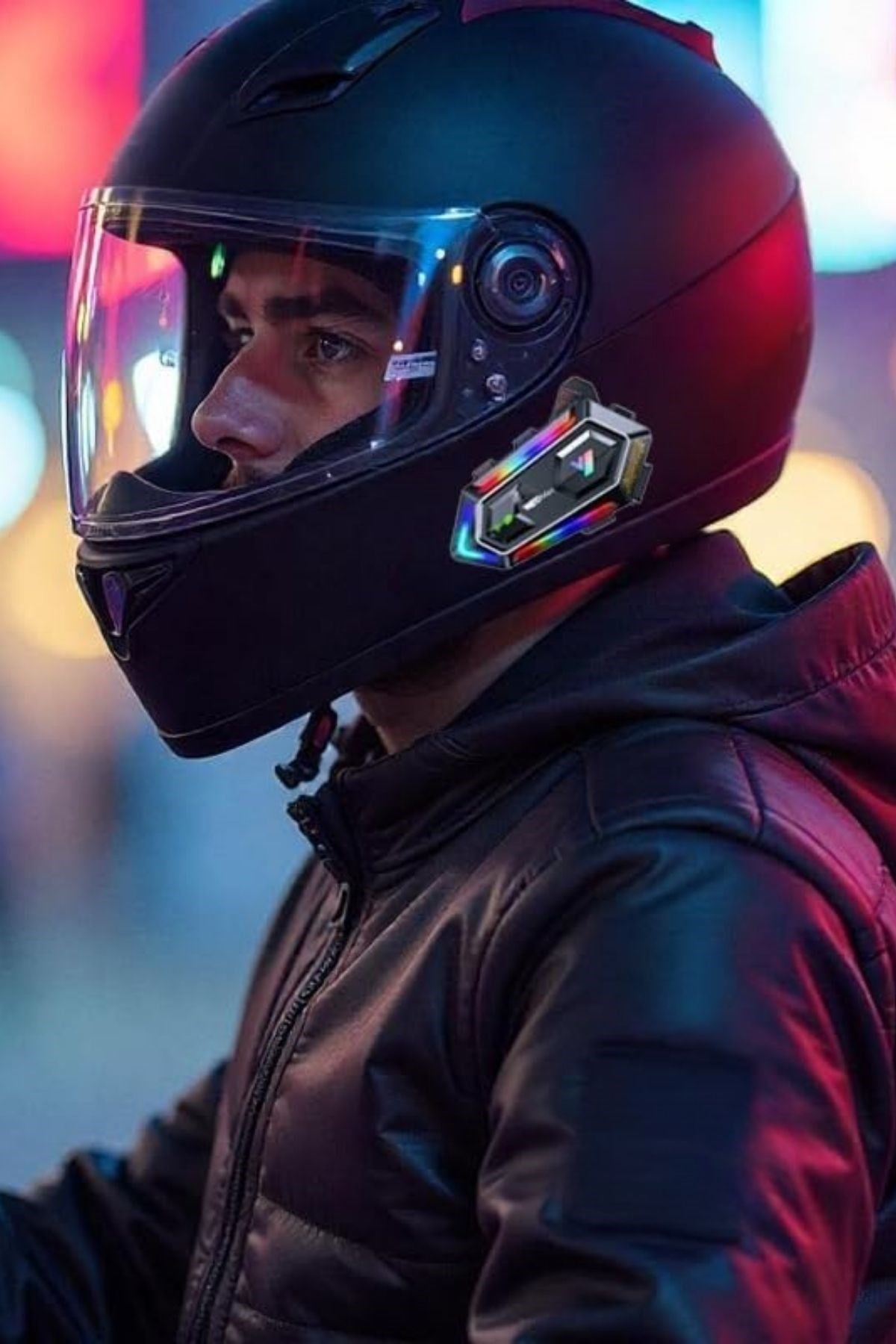BUFFER Y20 Motorsikletler İçin Kablosuz Bluetooth Kulaklıklı – Suya Dayanıklı, Uzun Ömürlü Batarya, Gürültü Engelleme Özellikli Kask Kulaklığı