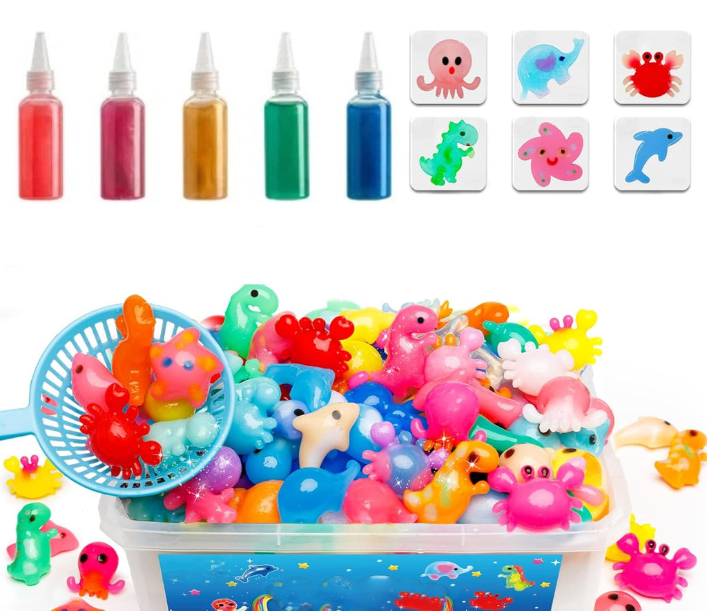 Magic Water Elf Aqua Gel sihirli su oyuncak seti 5 adet jel şişe 6 adet kalıp