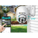2 MP DIŞ MEKAN WİRELESS KABLOSUZ PTZ GÜVENLİK KAMERASI KD-1701