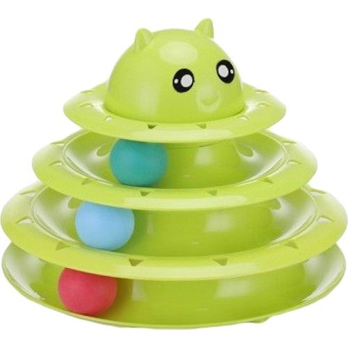 3 Katlı Kedi Oyuncağı Turntable Cat Toy — görsel 3
