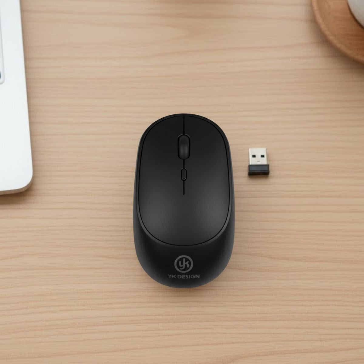 BUFFER Siyah Renkli Ergonomik Sessiz Kablosuz Mouse – USB Alıcılı, Ofis ve Oyun İçin Konforlu Bilgisayar Faresi MS6310