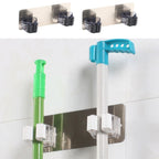 BUFFER Pratik Organizer 4lü Yapışkanlı Fırça Paspas Mop Fırça Sabitleyici Ergonomik Alet Aparatı