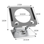 360 Derece Dönebilen Yükseltilmiş Masaüstü Ayarlanabilir Metal Tablet Standı