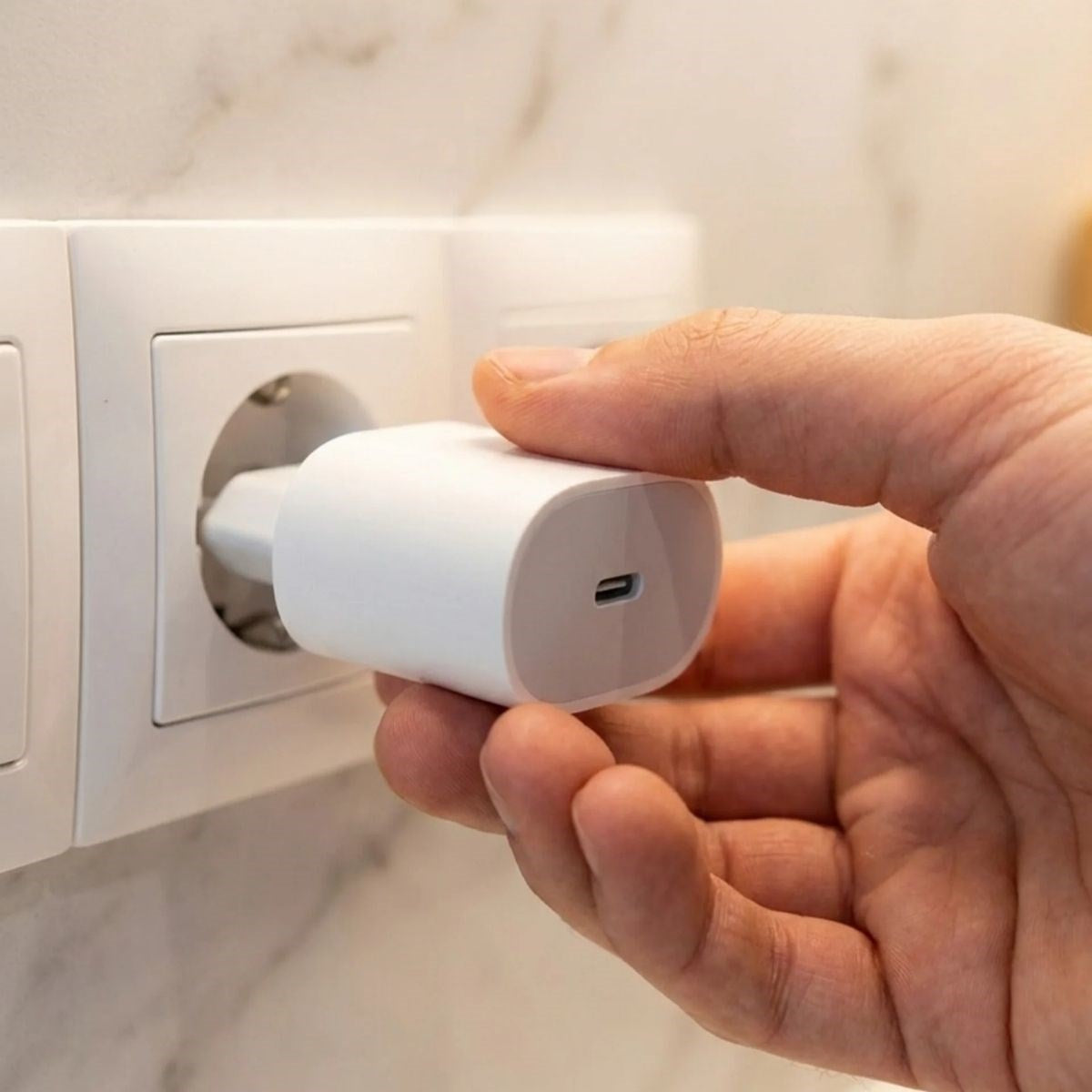 BUFFER 20W USB-C Hızlı Şarj Adaptörü – Power Delivery (PD) Destekli Güç Adaptörü, Güvenli Şarj Başlığı