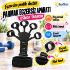 Esneyebilen Bilek Ve Kol Geliştirici Kavrama Güçlendirici El Parmak Spor Aparat