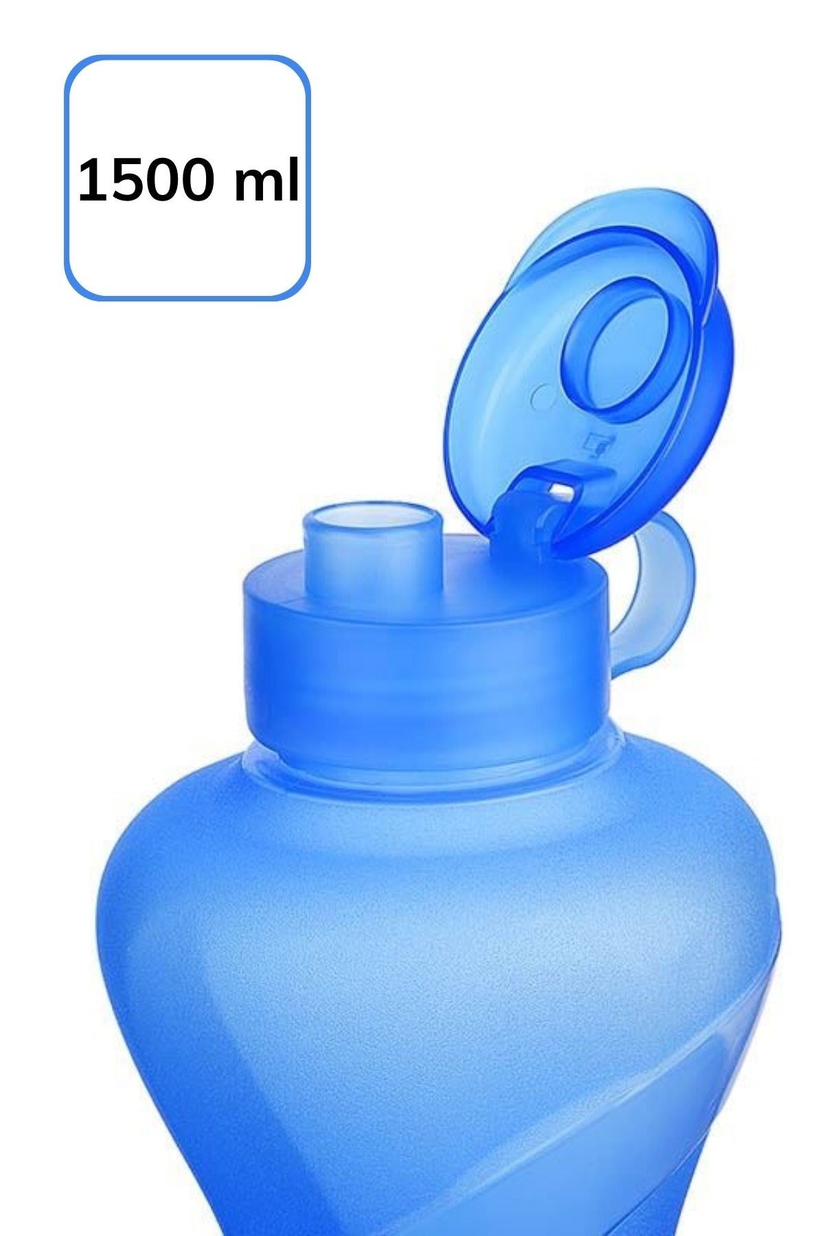 BUFFER 1500ML Kapasiteli Sporcu Tipi Suluk Pratik El Matarası