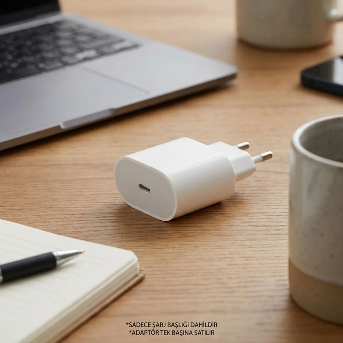 BUFFER 20W USB-C Hızlı Şarj Adaptörü – Power Delivery (PD) Destekli Güç Adaptörü, Güvenli Şarj Başlığı