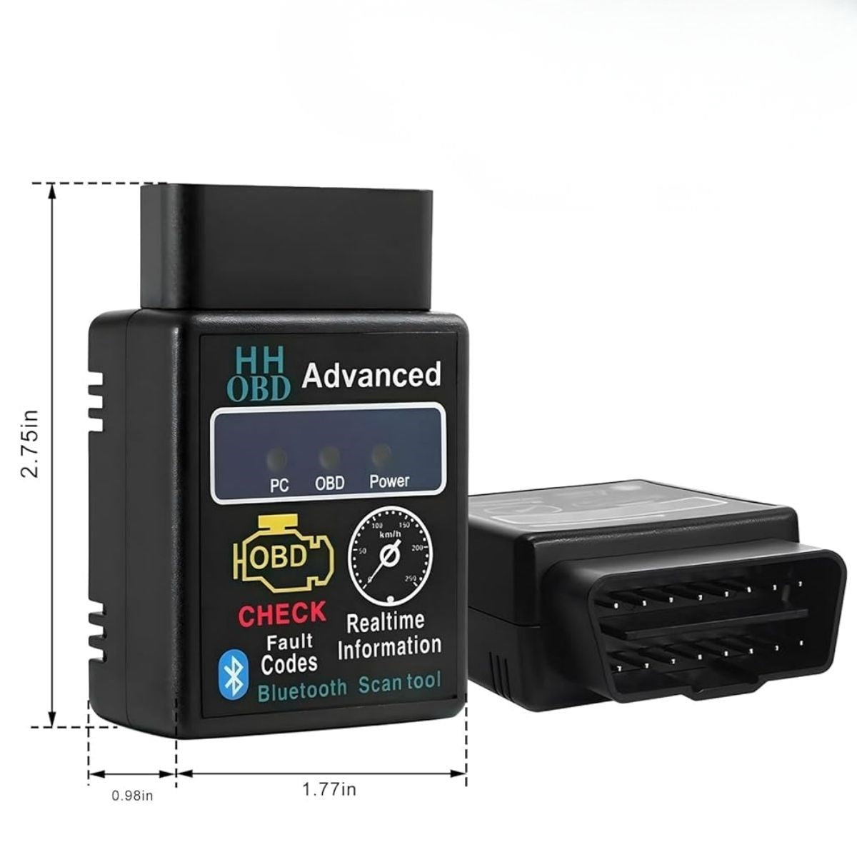 BUFFER Bluetooth Arıza Tespit Cihazı – Araç Motor Arıza Okuma, Check Engine Sıfırlama, Oto Diagnostik Scanner