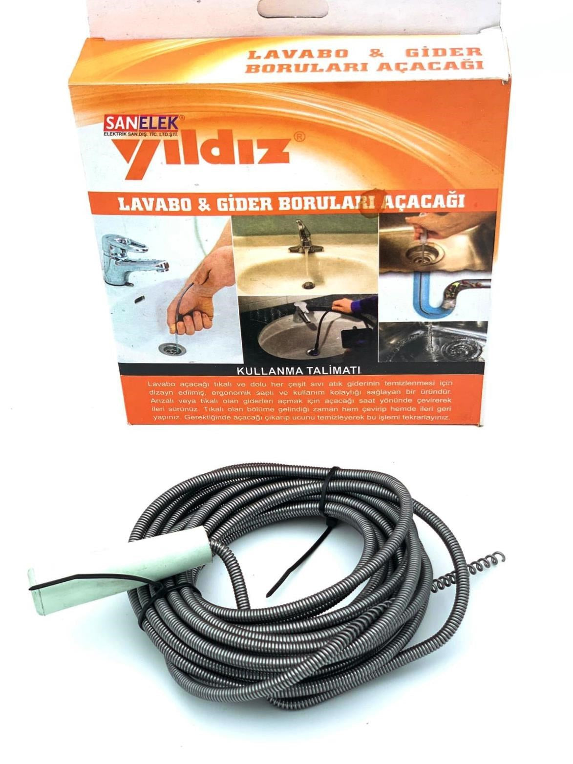 Lavabo Ve Gider Boru Açacağı (3 Metre)