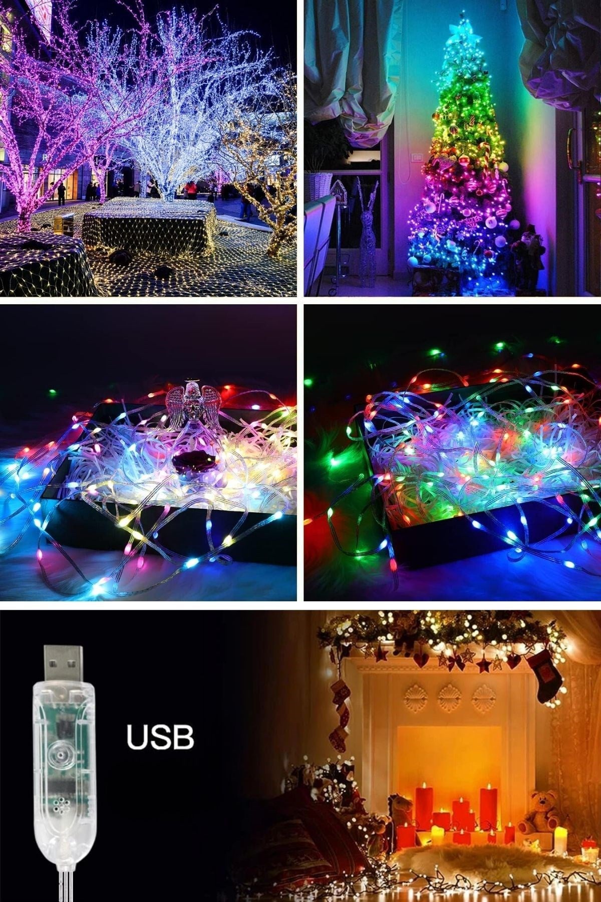 10 MT Uzaktan Kumandalı USB LED Işık – Çok Modlu Dekoratif Ortam Aydınlatmas