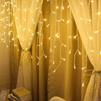 4 Metre 16 Saçak LED - Dekoratif Şeffaf Kablolu Aydınlatma