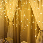 4 Metre 16 Saçak LED - Dekoratif Şeffaf Kablolu Aydınlatma