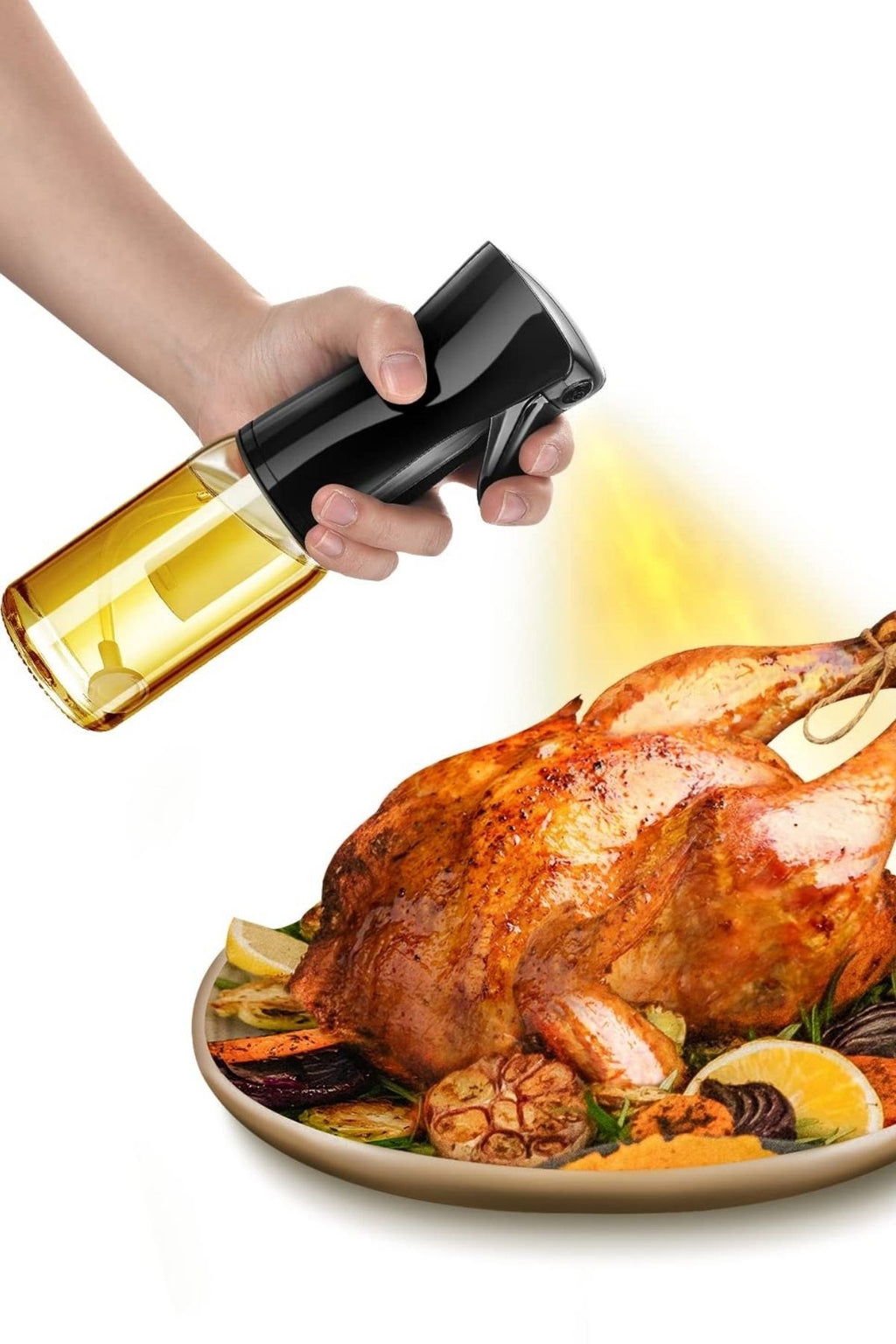 BUFFER Çok Amaçlı Cam Şişe Püskürtmeli Dağıtıcı Yağdanlık Limonluk Sirke Sosluk Spreyi