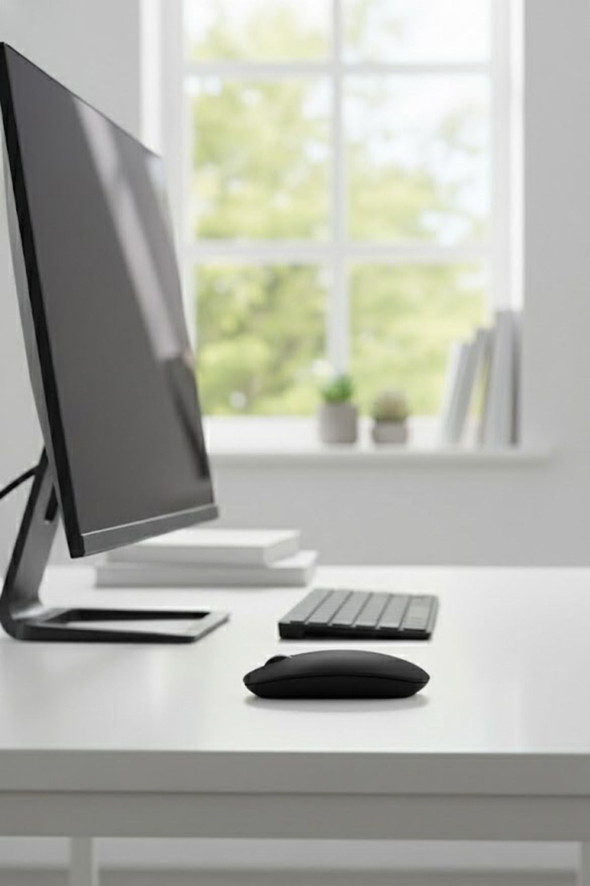 Siyah Renkli Ergonomik Sessiz Kablosuz Mouse – USB Alıcılı, Ofis ve Oyun İçin Konforlu Bilgisayar Faresi MS6310