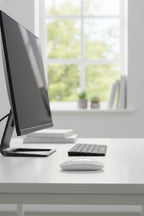 Beyaz Renkli Ergonomik Sessiz Kablosuz Mouse – USB Alıcılı, Ofis ve Oyun İçin Konforlu Bilgisayar Faresi MS6310