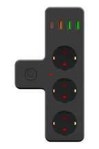 Termal Akım Korumalı 3 Adet Soket,3 Adet USB ve 1 Adet Type-C Girişli 20w Priz Model 3397