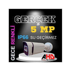 2 Iç 2 Dış 4 Kameralı Gece Renkli Sesli 5 Mp 320 GB HDD Dahil Ahd Güvenlik Kamera Seti