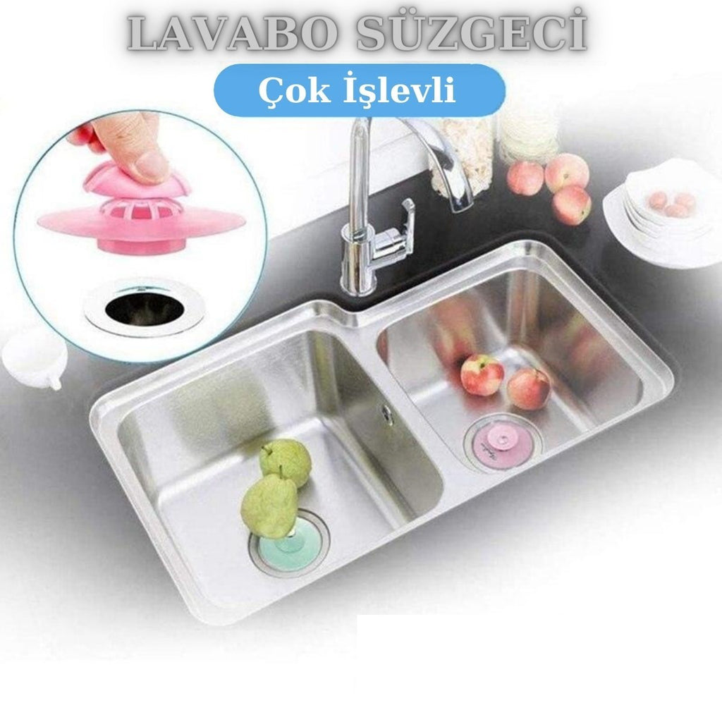 BUFFER Silikon Malzeme Banyo Mutfak Gider Evye Lavabo İçine Çöp Tıpası Kaydırmaz Süzgeç Çeşitleri M