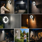 168B Solar LED Büyük Dış Mekân Lambası, Hareket Sensörlü, Kumandalı, 3 Modlu Ultra Parlak COB Işık, Su Geçirmez Kablosuz Duvar Apliği