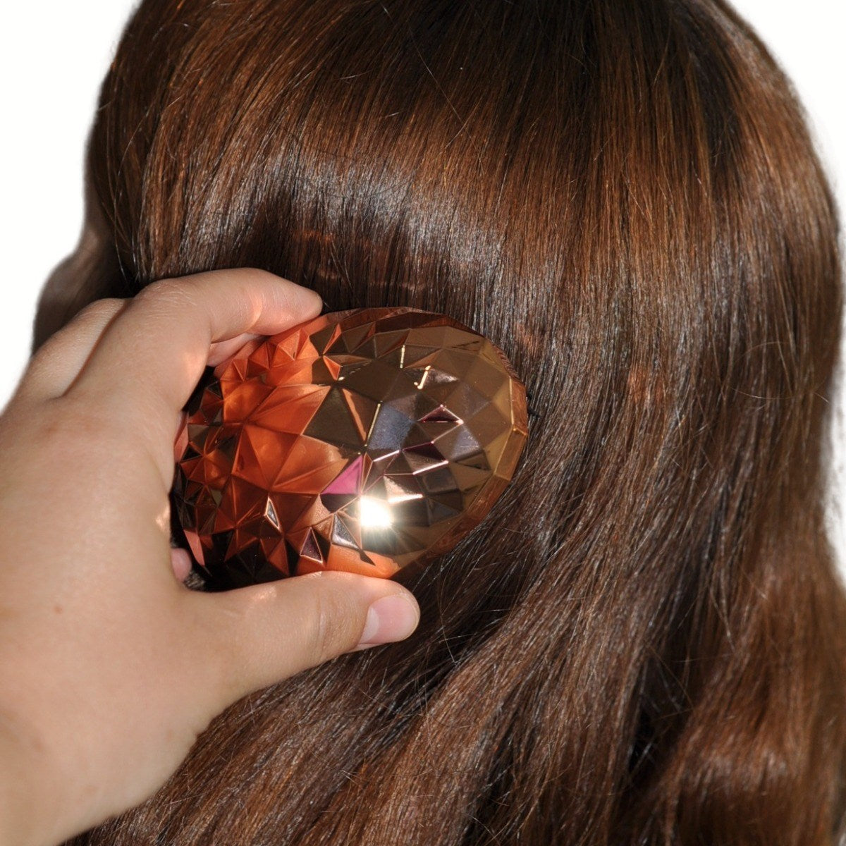 BUFFER Rose Gold Saç Düzleştirici Tarak Geniş AralıklıHer Saç Tipine Uygun Fırçalı Saç Düzleştiric