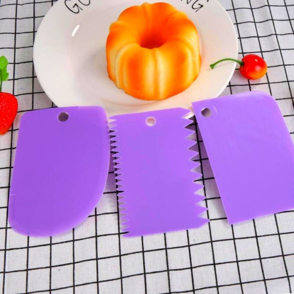 BUFFER Pasta Hamur Şekillendirici Spatula Kesici Kazıyıcı Dekoratör Set