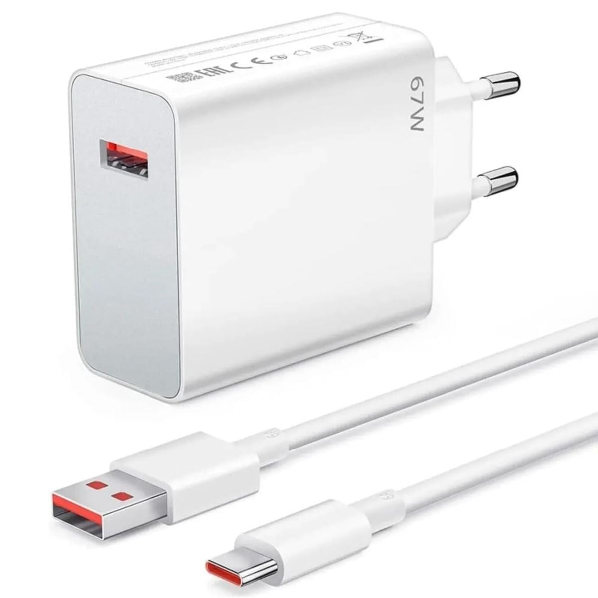 BUFFER 67W Hızlı Şarj Adaptörü USB to Type-C – PD Destekli, Akıllı Hızlı Şarj Başlığı, Güvenli Güç Adaptörü