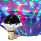 Kristal Gökyüzü Modlu Yıldızlı Hareketli 360 Derece Dönen Kristal Led Ampul
